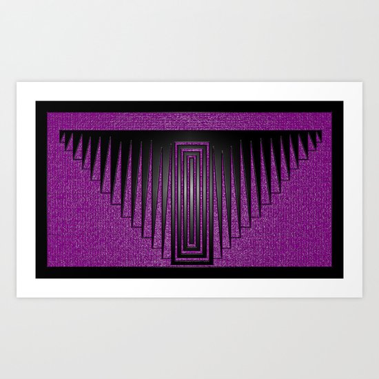 Purple Art Print
