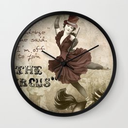 Join the Circus Wall Clock