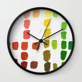 Color theory Wall Clock | Colorswatches, Understandingcolor, Paintingbasics, Pattern, Artistguide, Painting, Acrylic, Colormixing 