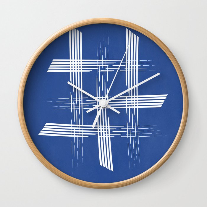 Abstract Hastag Wall Clock