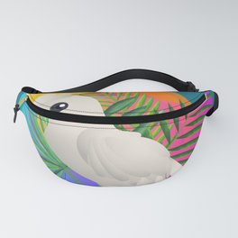 White Cockatoo Fanny Pack