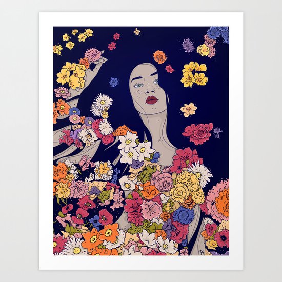 Spring Beauty Art Print
