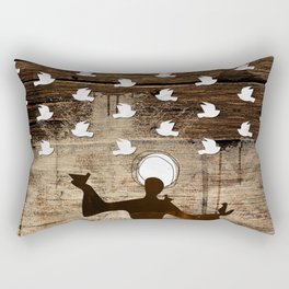 Saint Francis of Assisi Rectangular Pillow