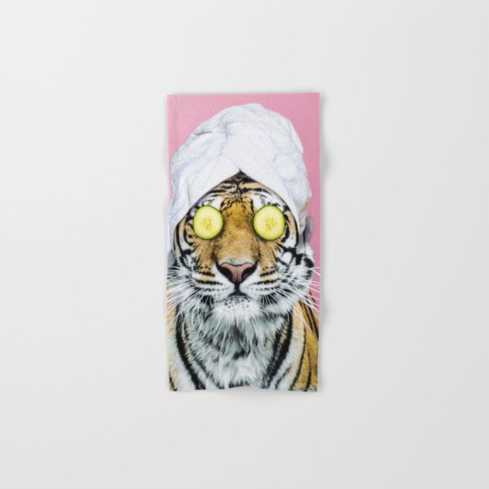 Tiger in a Towel Hand & Bath Towel
