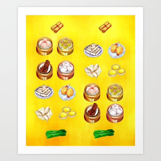 Dim Sum Art Print