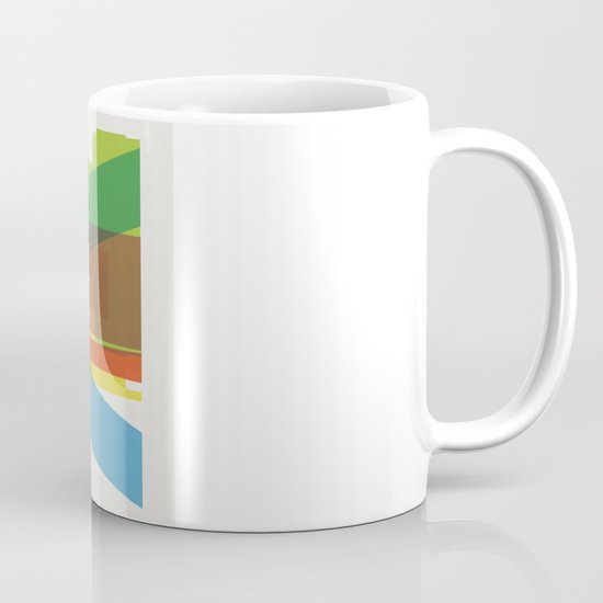 Shapes of Madrid. Accurate to scale. Mug