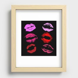lips Recessed Framed Print