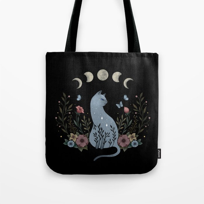 Cat on the Hill Tote Bag