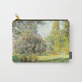 Landscape: The Parc Monceau (1876) by Claude Monet Carry-All Pouch