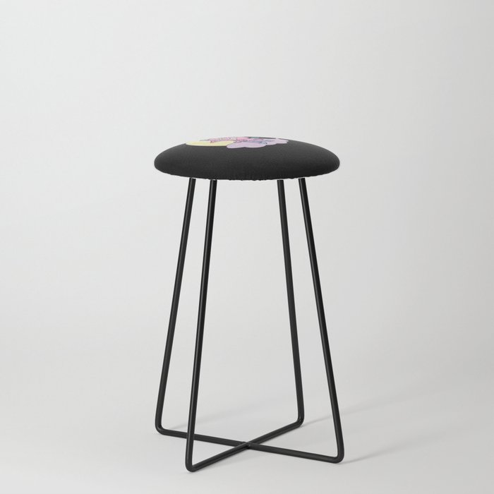 Kawaii Pastel Colors Gothic Cute Goth Goat Counter Stool