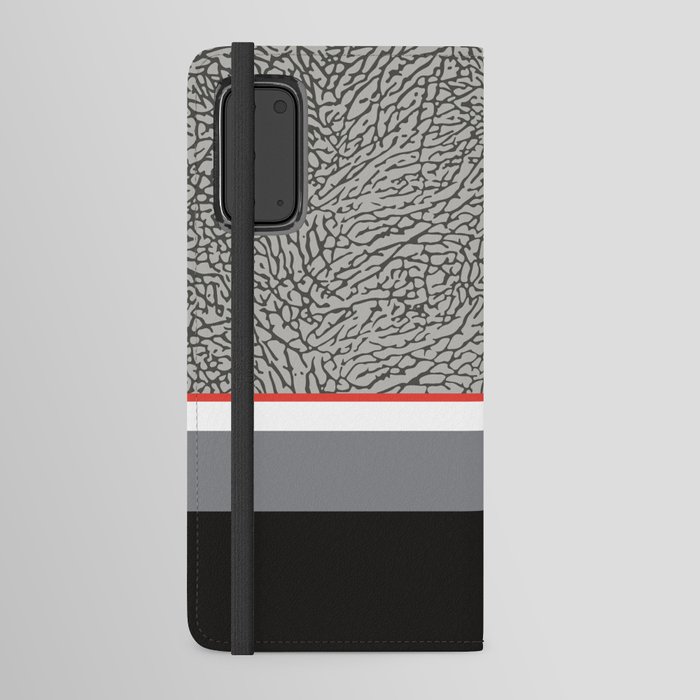 BLACK CEMENT Android Wallet Case