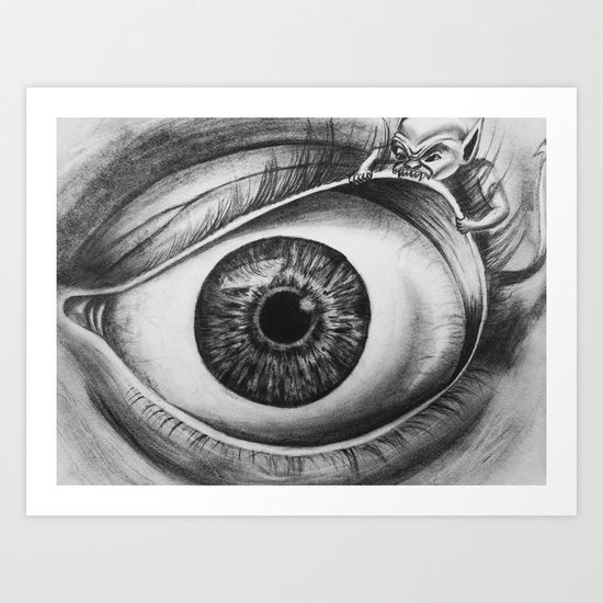 INTERNAL BATTLE Art Print