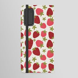 Modern Strawberry Summer Fruit Android Wallet Case