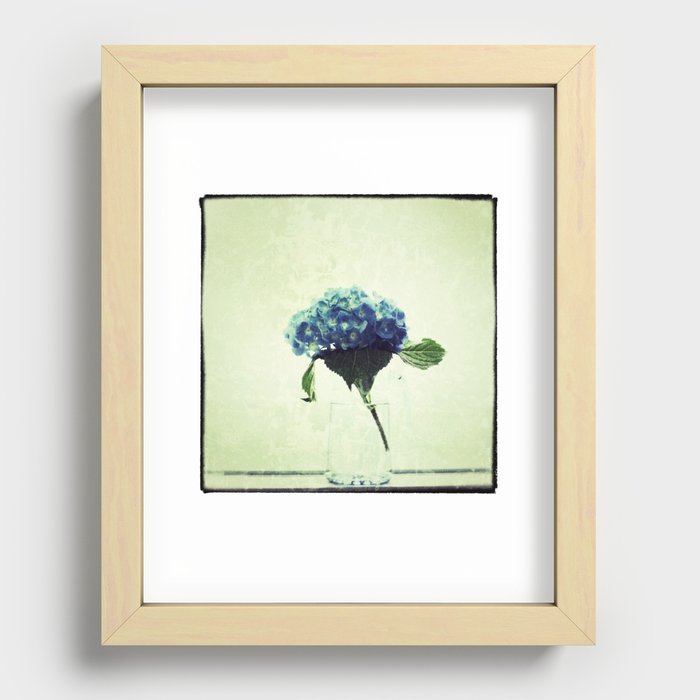 Hydrangea My Favorite Recessed Framed Print