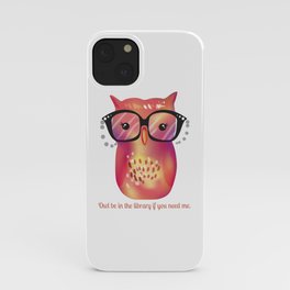 Owl Be In The Library iPhone Case