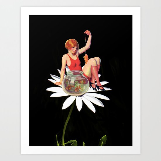 FISHING Art Print
