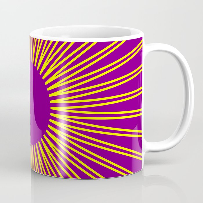 sun with purple background Coffee Mug