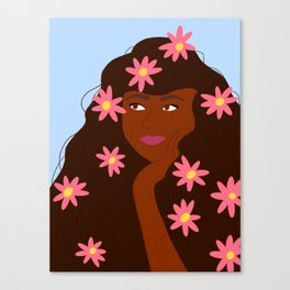 Flower Girl Canvas Print