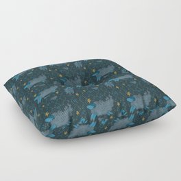 Stormy Sheep pattern Floor Pillow