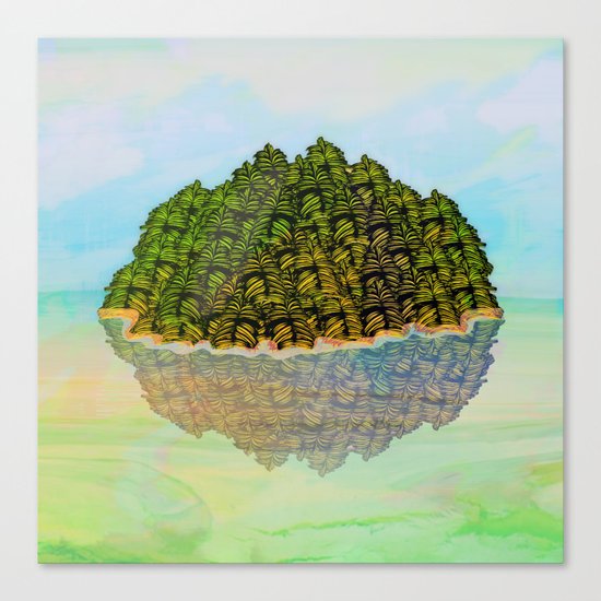 Lost in the Green Island / Nature 05-12-16 Canvas Print