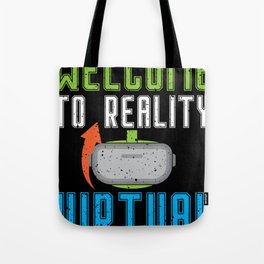 Virtual Reality VR Gamer Computer Gaming Tote Bag