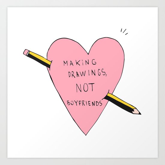 SENTIMENTAL STATUS Art Print