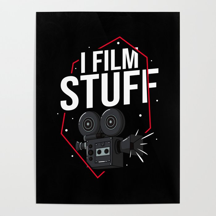 Film Director Filmmaker Filming Camera Filmmaking Poster
