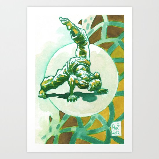 Capoeira 162 Art Print