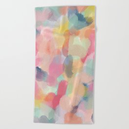 Abstract Colourful Painting Beach Towel