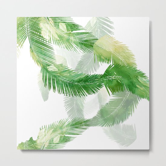 New Tropical Leaves Metal Print