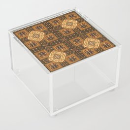 decorative floral geometric vintage pattern  3 Acrylic Box