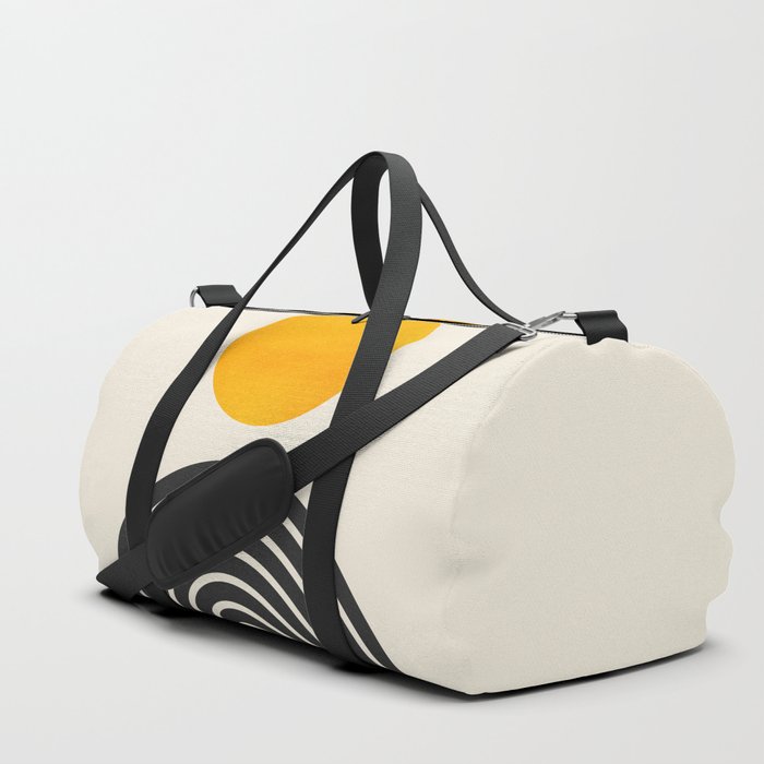 Gold Sun I: Mid-Century Modern Edition Duffle Bag