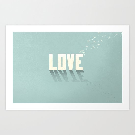 Love/Hate: Part 2 Art Print