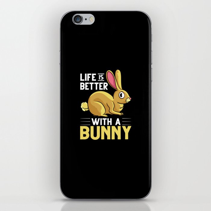 Rabbit Bunny Lionhead Angora Rex Harlequin Cage iPhone Skin