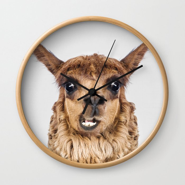 Llama Wall Clock