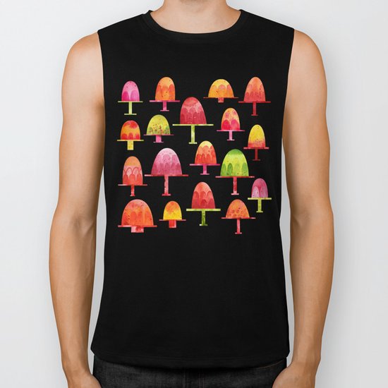 Jellies on Plates Biker Tank