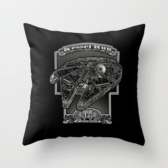 Kessel Run Throw Pillow