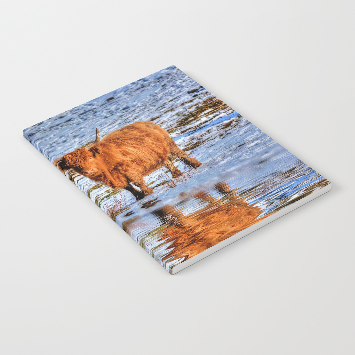 Sarah Hamish Highland Cattle Notebook By Skyeryanevans Society6