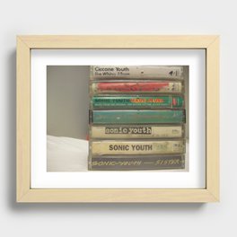 Sonic youth tapes Recessed Framed Print
