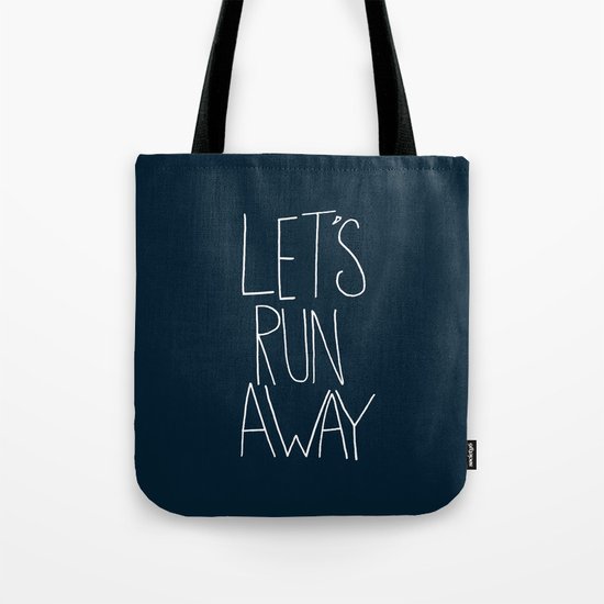 Let's Run Away: Cannon Beach, Oregon Tote Bag