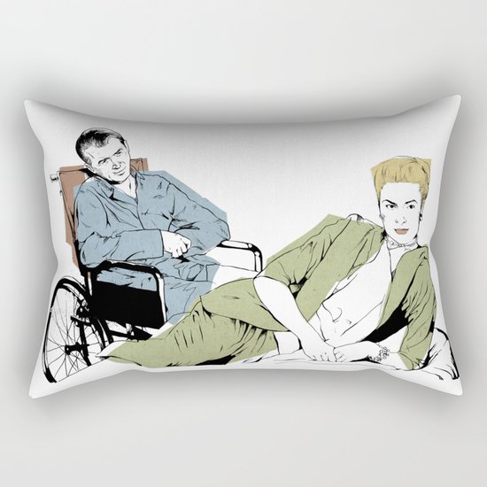 Rear Window Rectangular Pillow