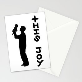 THIS JOY ambigram (turn your head 90 degrees :) Stationery Cards
