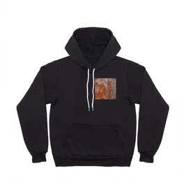 Beautiful Rust Abstract Nature Photography Hoody