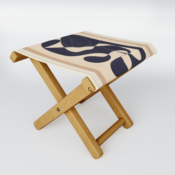 Abstract Geometry 5 Folding Stool