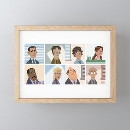 Employees (Landscape) Framed Mini Art Print