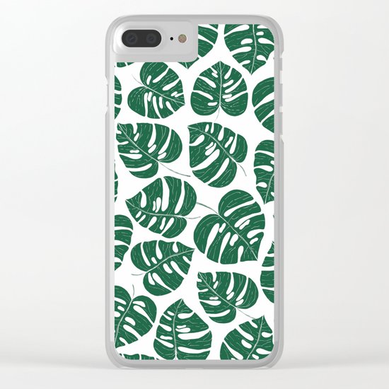 Monstera Clear iPhone Case