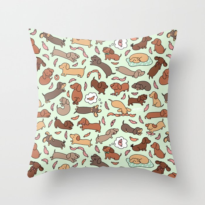 wiener dog neck pillow