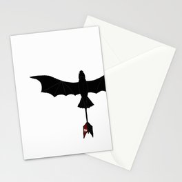 Black Toothless Stationery Cards