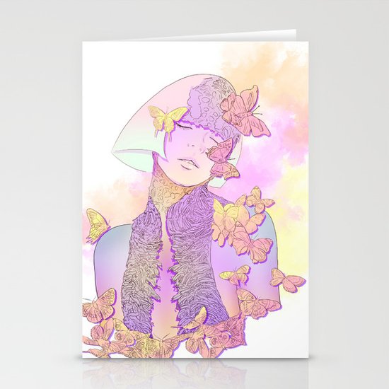 Butterfly Princess Stationery Cards