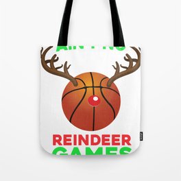 reindeer basketball Tote Bag
